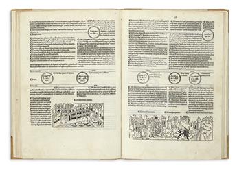 INCUNABULA  ROLEWINCK, WERNER. Fasciculus temporum.  1485